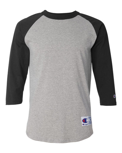 Champion T137 Three-Quarter Raglan Sleeve Baseball T-Shirt