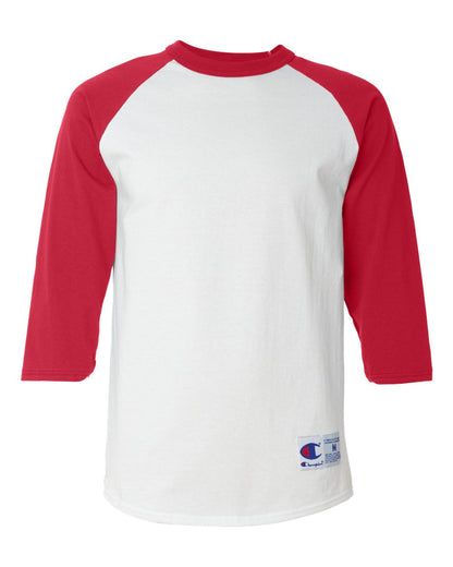 Champion T137 Three-Quarter Raglan Sleeve Baseball T-Shirt