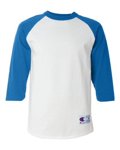 Champion T137 Three-Quarter Raglan Sleeve Baseball T-Shirt