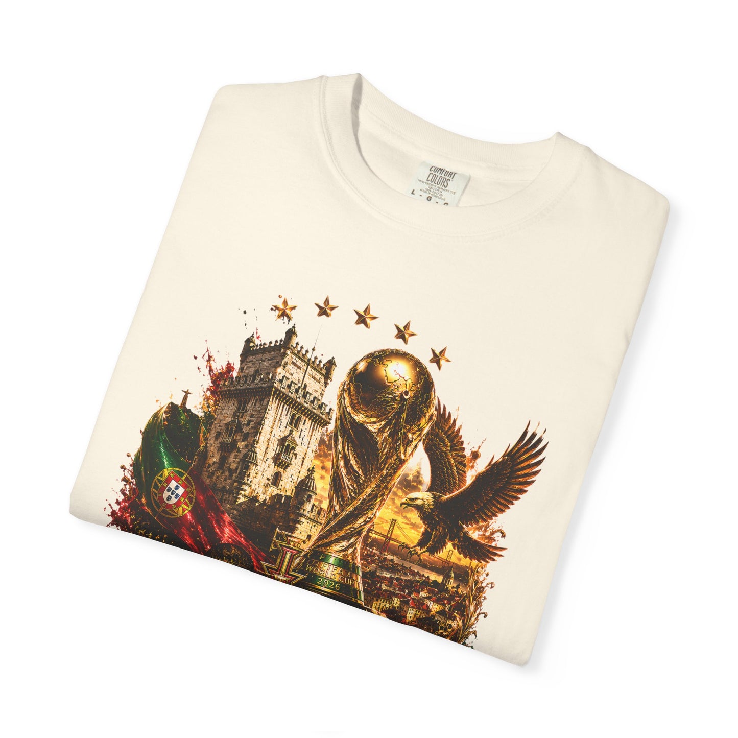 Portugal Football World Cup 2026 'Império de Glória' Epic Collage | Premium Graphic Tee
