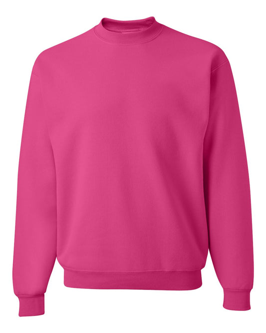 Jerzees Adult 8 oz. NuBlend® Fleece Crew 4XL CYBER PINK