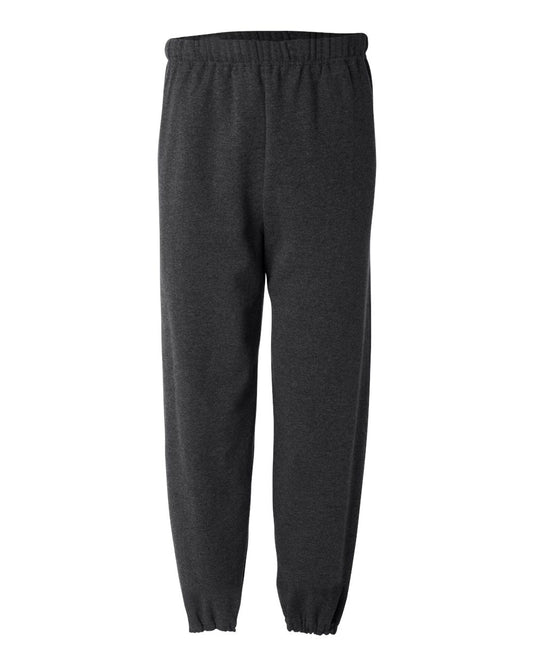 Jerzees Adult 8 oz. NuBlend® Fleece Sweatpants L BLACK HEATHER