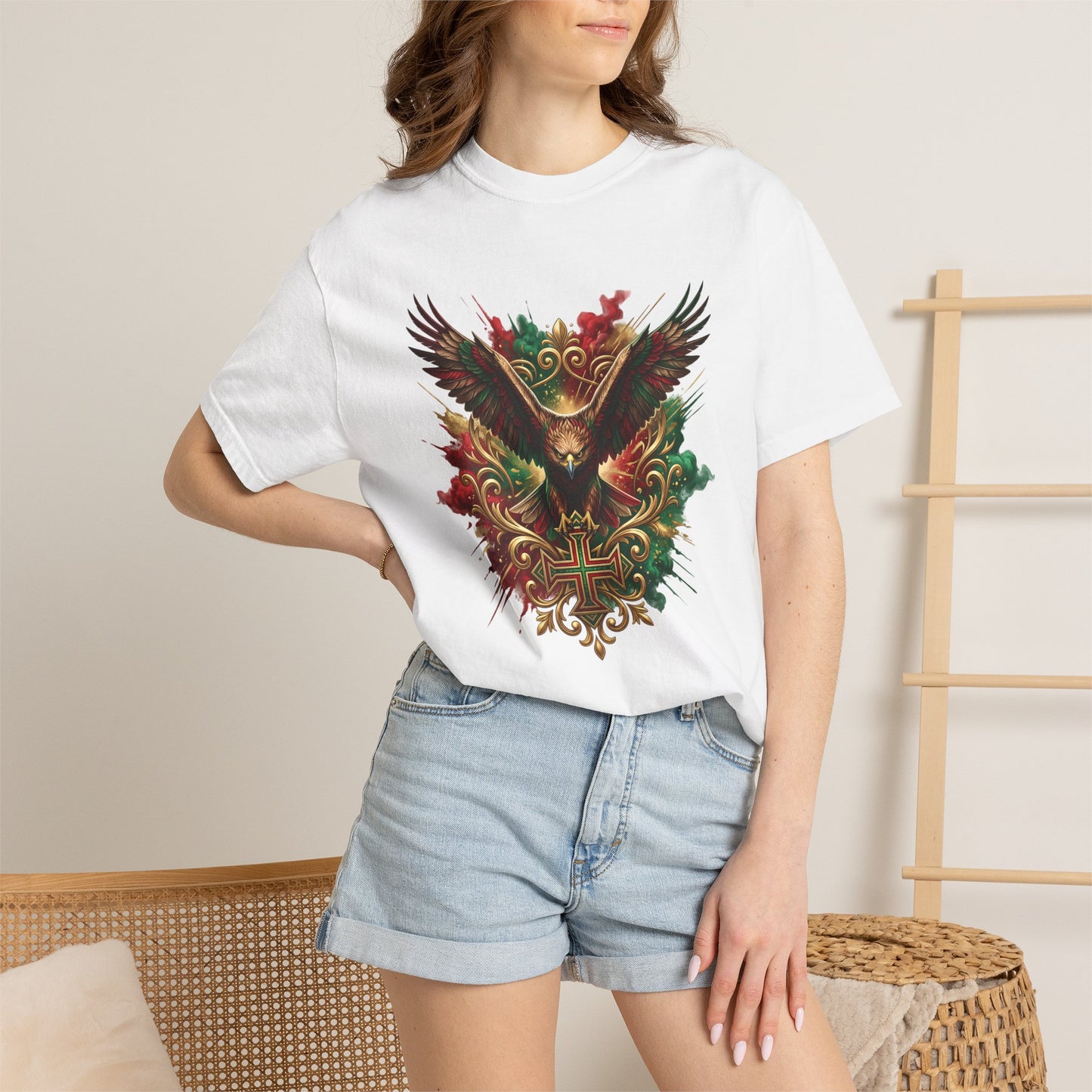 Portugal Football 'Espírito de Vitória' Sovereign Crest | Premium Graphic Tee