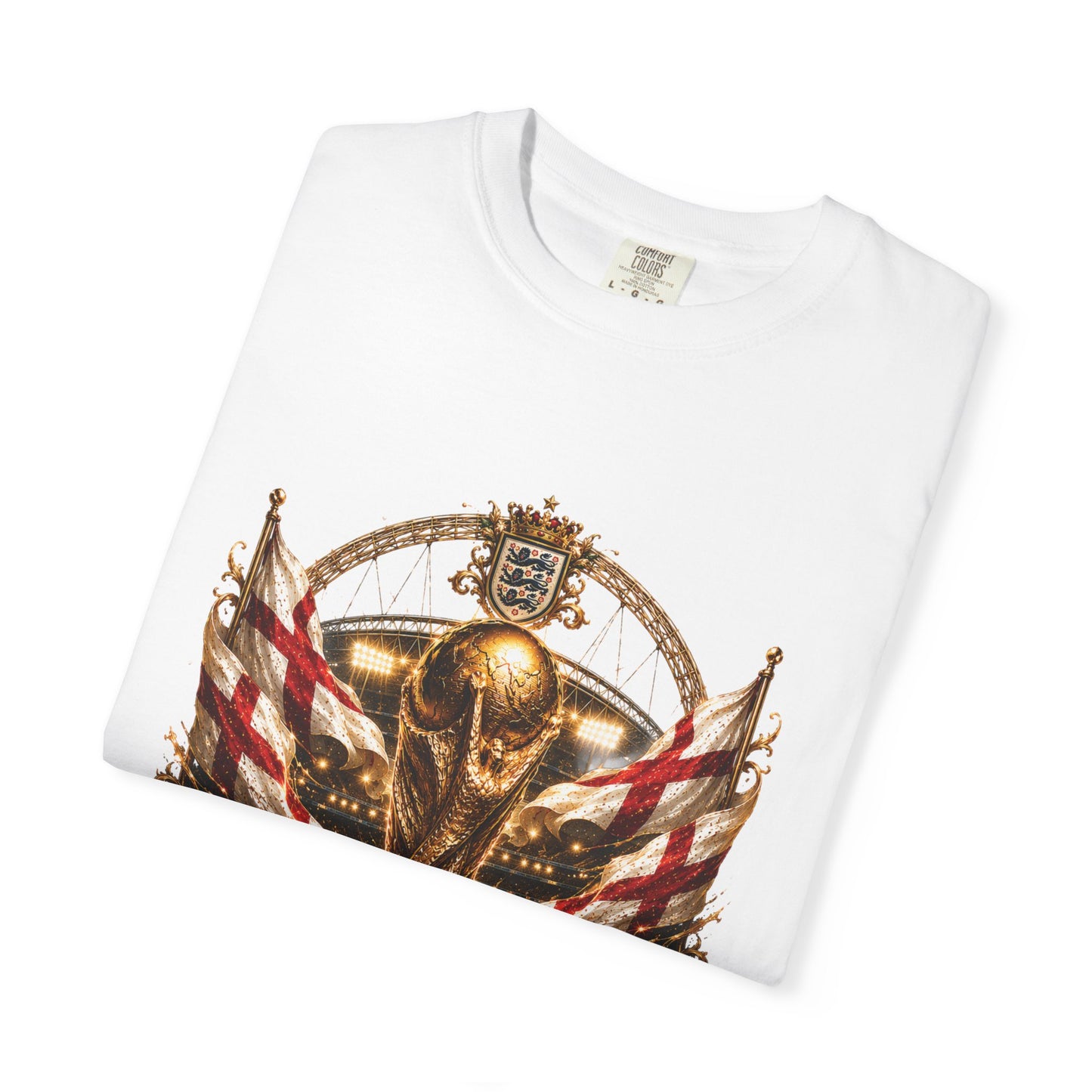 England World Cup 2026 Stadium Crest – Pride, Honour, Victory | Premium Graphic Tee