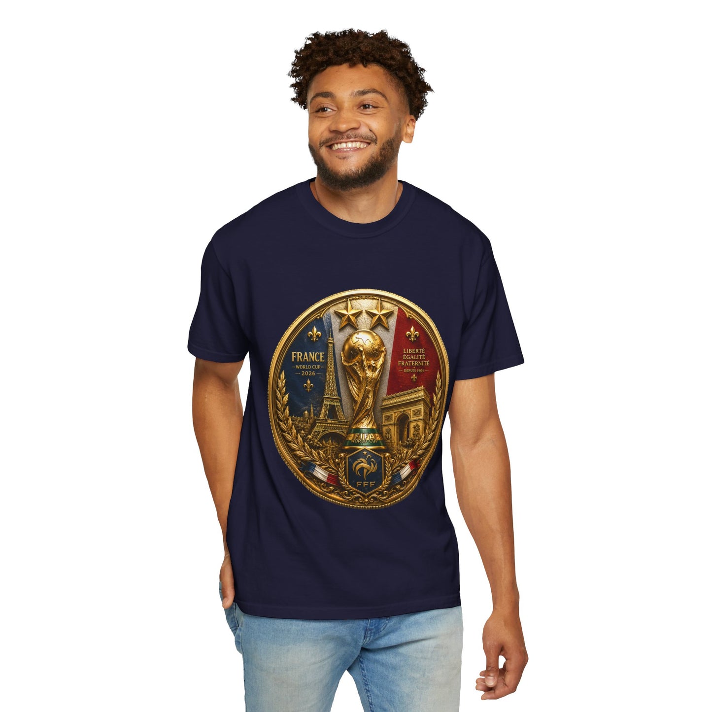 France Football World Cup 2026 Sovereign Trophy Medallion – Imperial Glory | Premium Graphic Tee