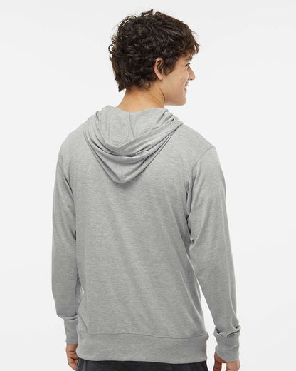 Unisex Jersey Sport Lace Hooded Pullover