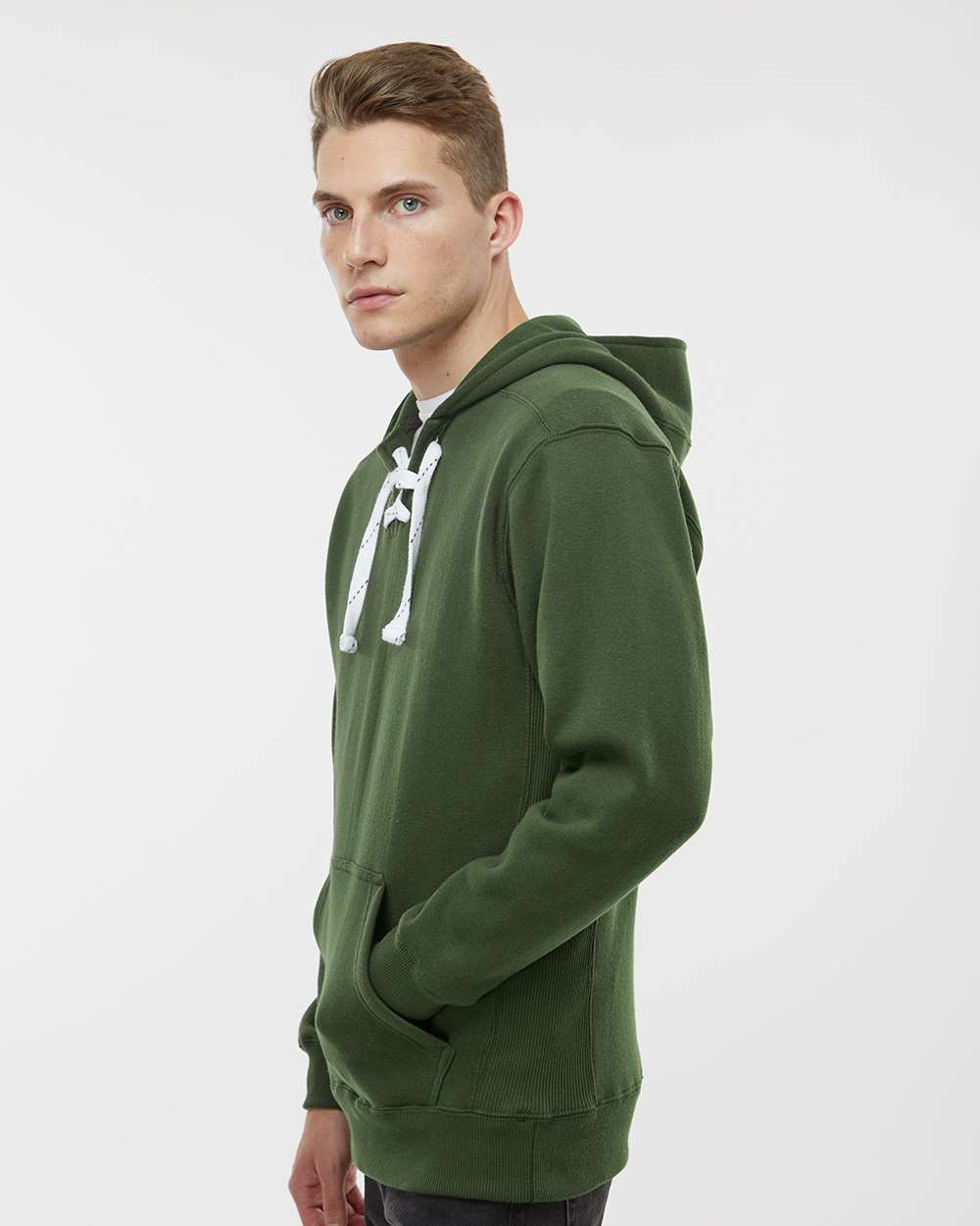 Men's Sport Lace Hooded Sweatshirt