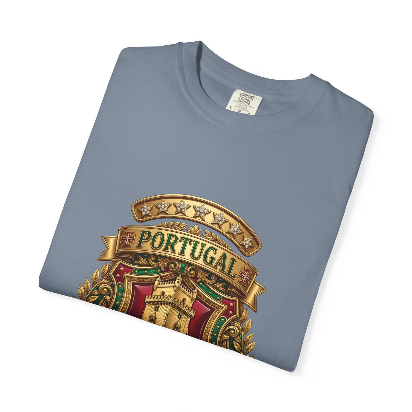 Portugal Football 'Torre de Belém' Heritage Shield | Premium Graphic Tee