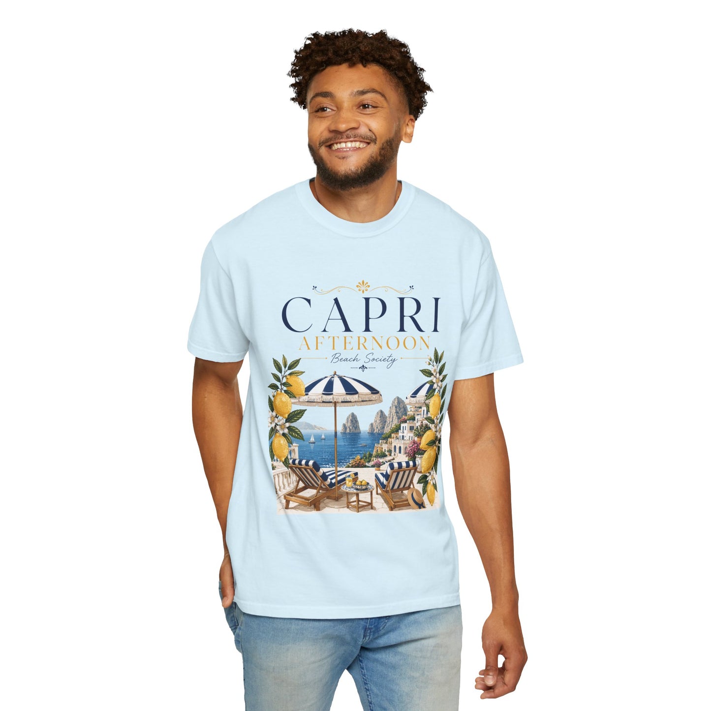 Capri Afternoon – Beach Society | Premium Graphic Tee