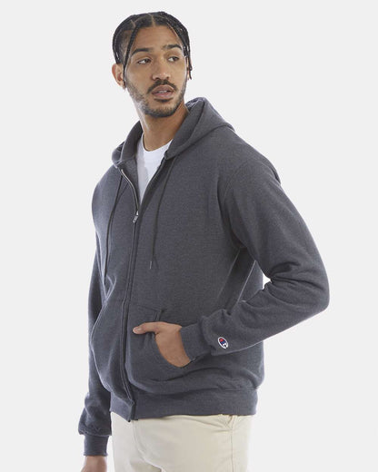 Unisex PowerblendÂ® Full-Zip Hooded Sweatshirt