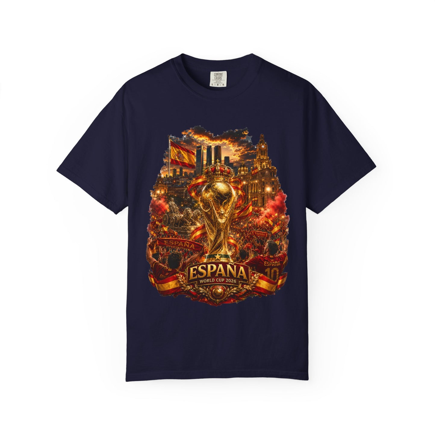 Spain Football World Cup 2026 'Triunfo de Cibeles' Ultimate Fan Celebration | Premium Graphic Tee