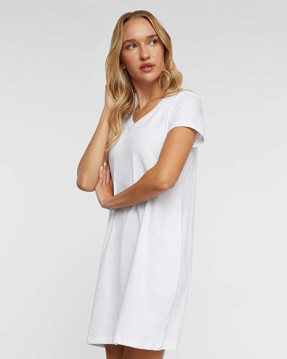 Women's Fine Jersey V-Neck Coverup