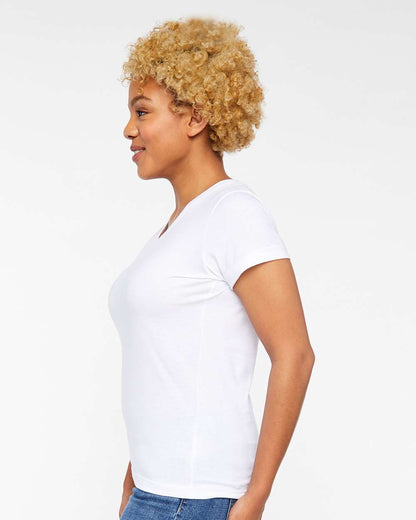Women's Fine Jersey V-Neck Tee