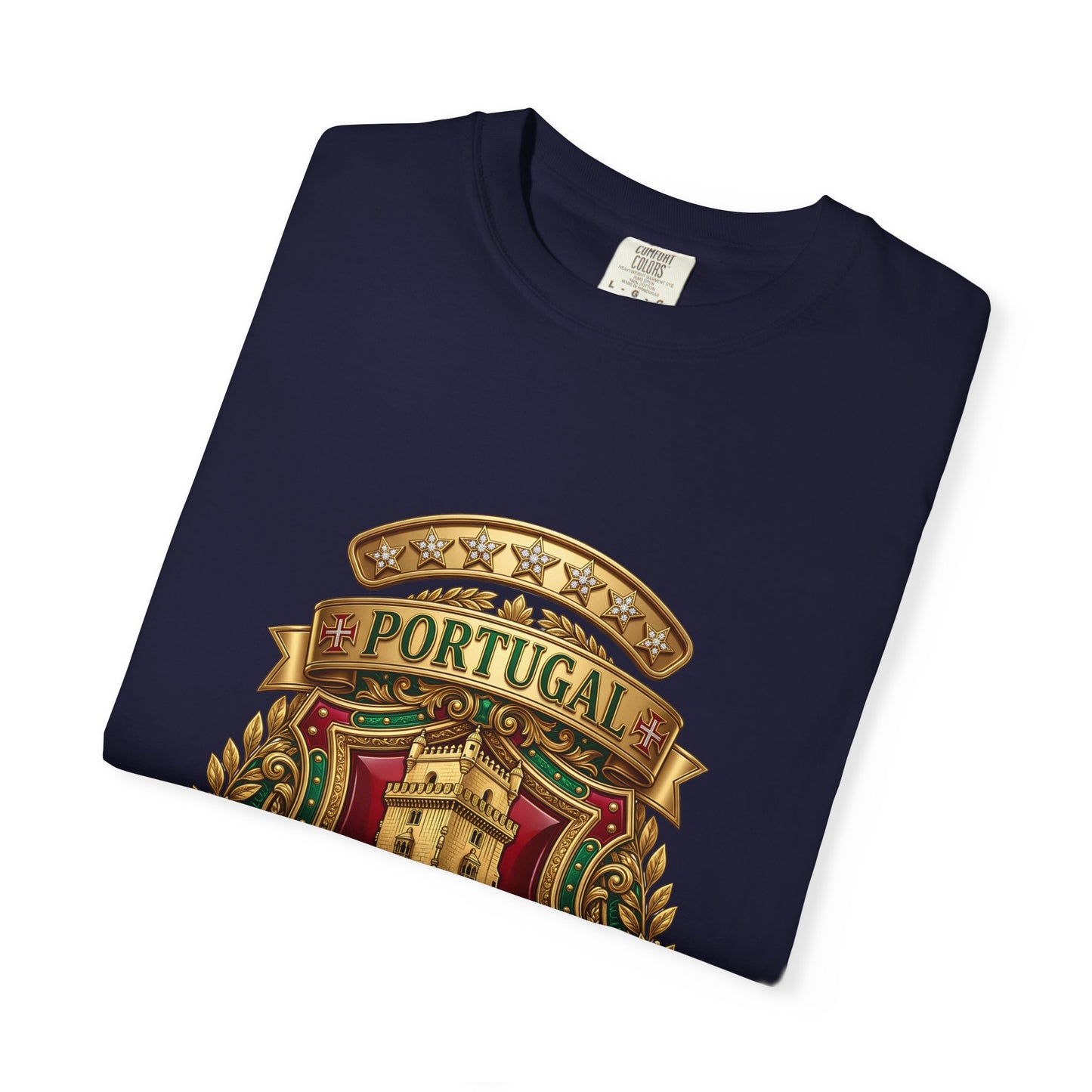 Portugal Football 'Torre de Belém' Heritage Shield | Premium Graphic Tee