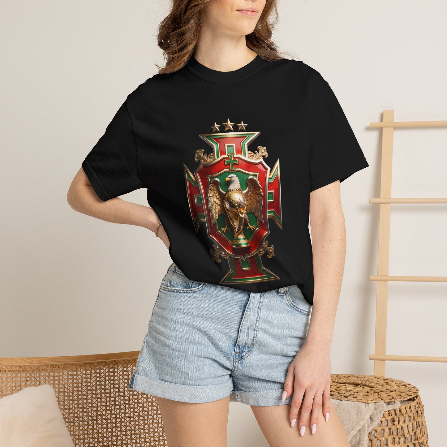 Portugal Football 'Brasão Real' Order of Christ Shield | Premium Graphic Tee