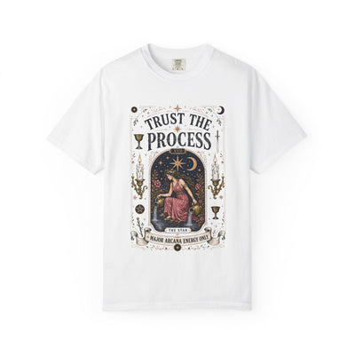 Trust The Process The Star Tarot Card Celestial Halloween | Premium Graphic Tee
