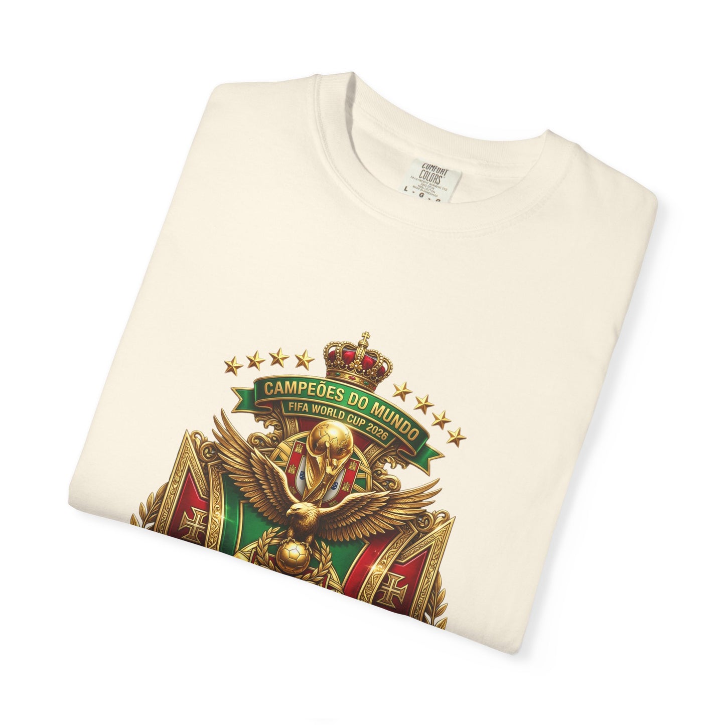 Portugal Football World Cup 2026 'Heróis do Mar' Imperial Crown Crest | Premium Graphic Tee
