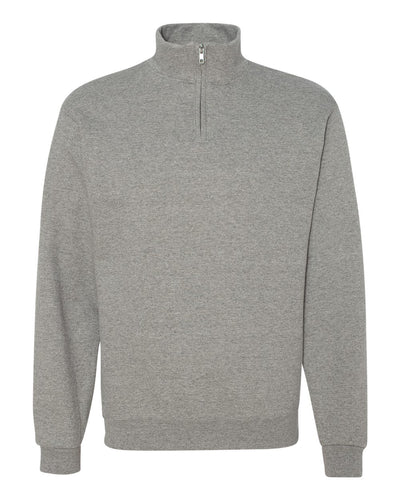 Jerzees Men's NuBlend 1/4-Zip Cadet Collar Sweatshirt Oxford XL