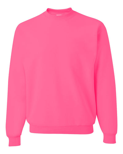 Jerzees 562MR - NuBlend Crewneck Sweatshirt Neon Pink