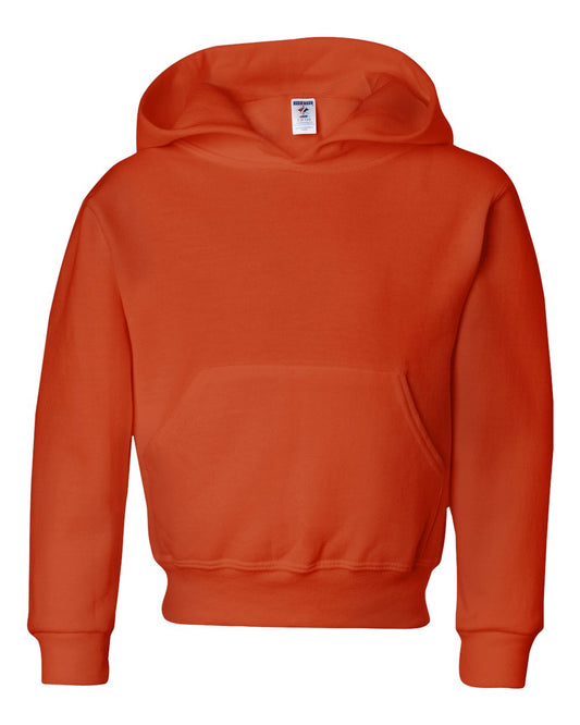 Jerzees Youth 8 oz. NuBlend® Fleece Pullover Hood L BURNT ORANGE