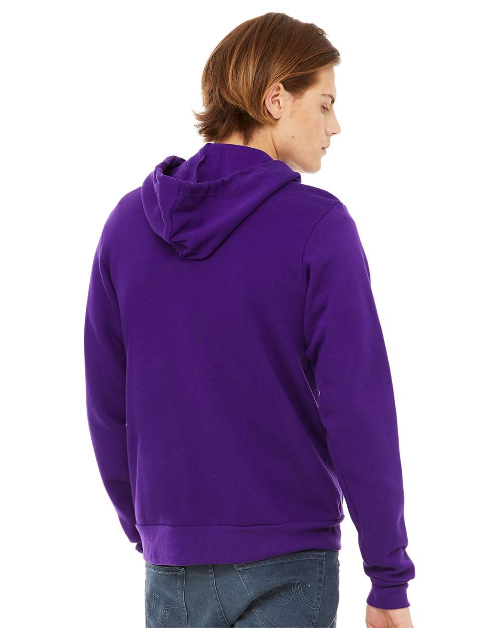 Unisex Sponge Fleece Full-Zip Hoodie Sweatshirt