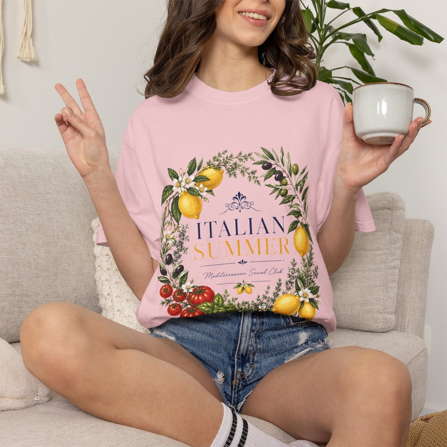 Italian Summer – Mediterranean Social Club | Premium Graphic Tee