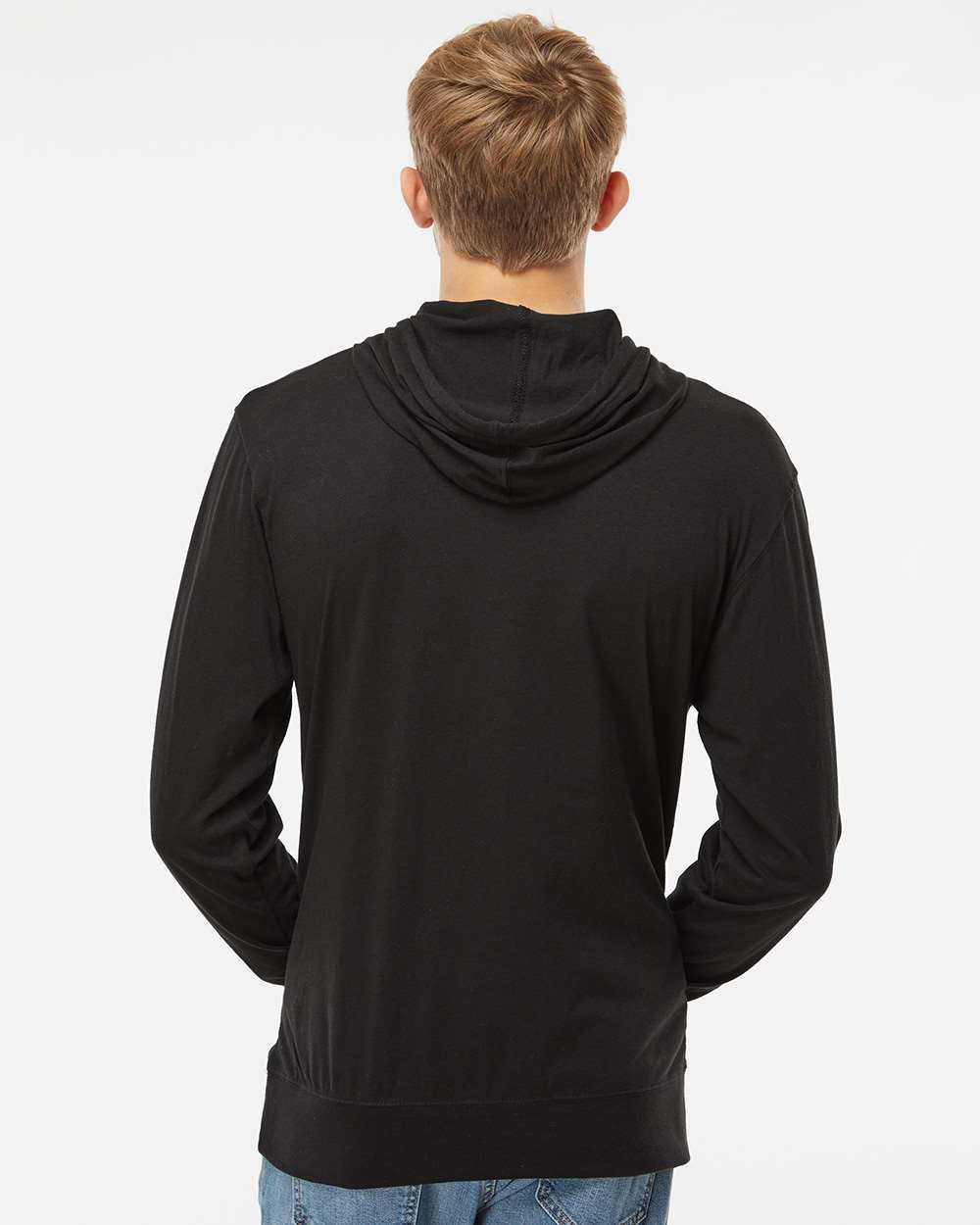 Unisex Lightweight Hooded Pullover T-Shirt