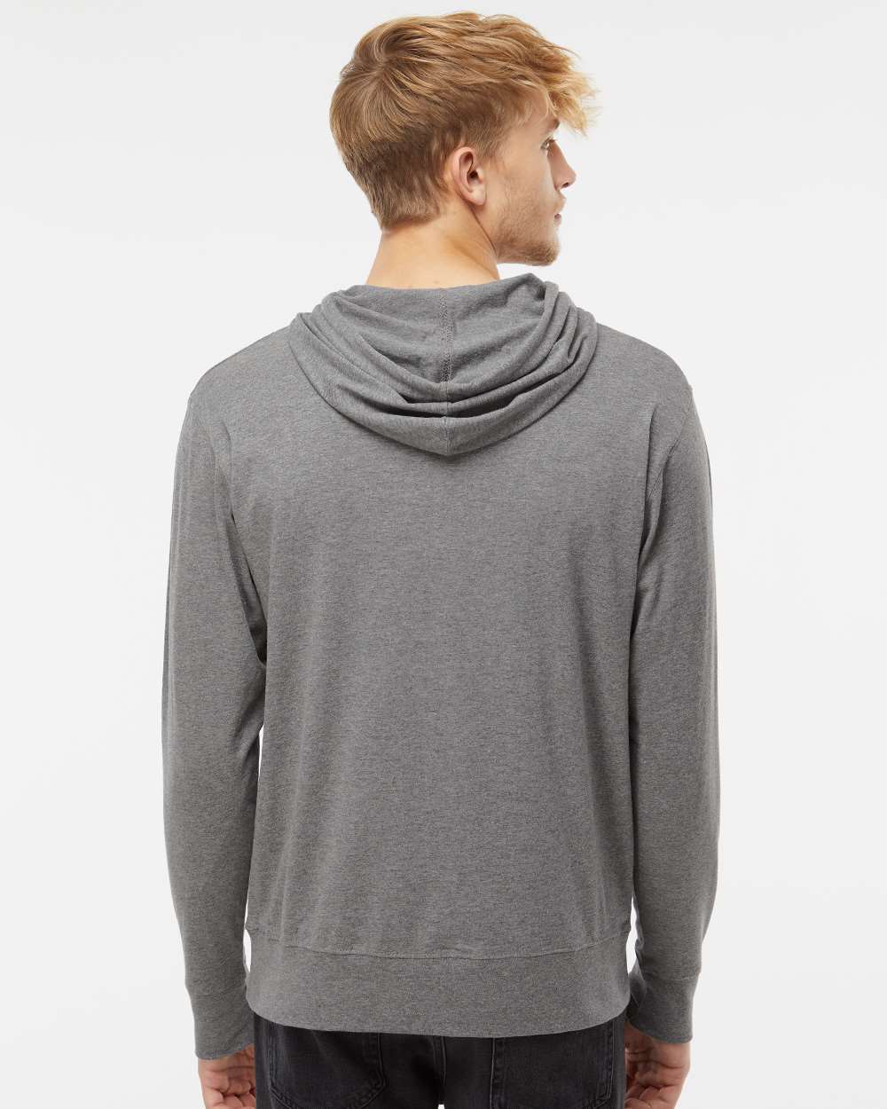 Unisex Lightweight Hooded Pullover T-Shirt