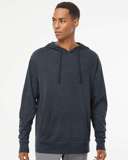 Unisex Lightweight Hooded Pullover T-Shirt