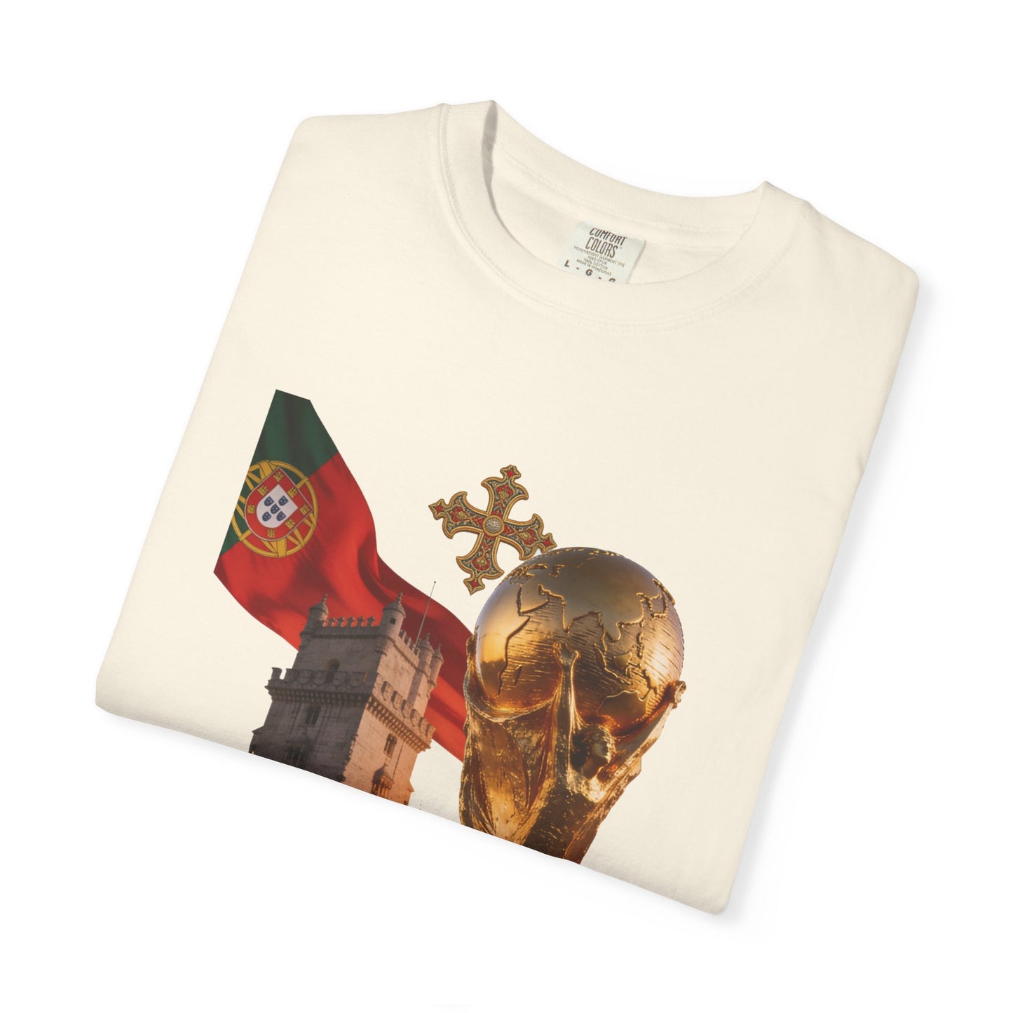 Portugal Football 'Torre de Belém' Majestic Trophy | Premium Graphic Tee