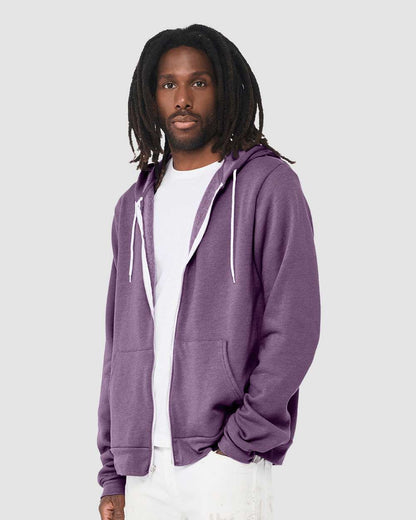 Unisex Sponge Fleece Full-Zip Hoodie Sweatshirt