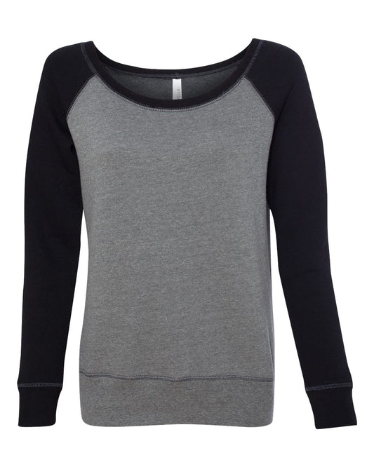 Bella Canvas Women's Sponge Fleece Wide-Neck Sweatshirt