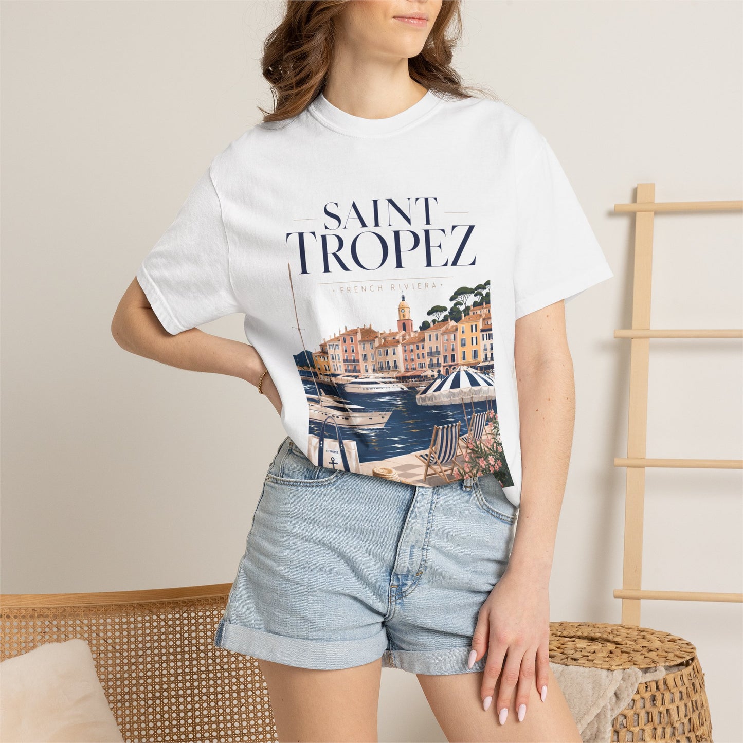 Saint Tropez – French Riviera | Premium Summer Tee