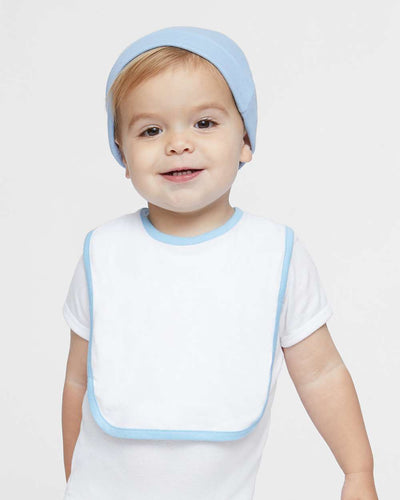 Infant Contrast Trim Premium Jersey Bib