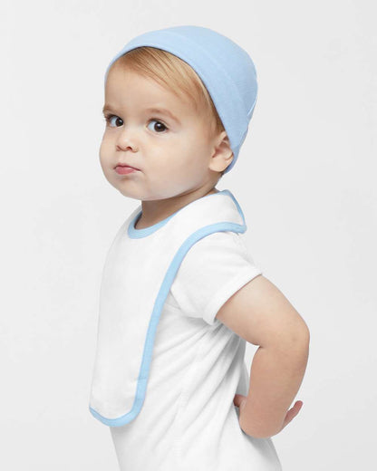 Infant Contrast Trim Premium Jersey Bib