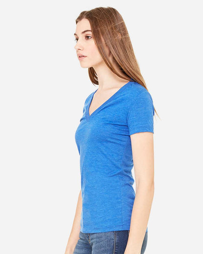WomenÂ’s Triblend Deep V-Neck Tee
