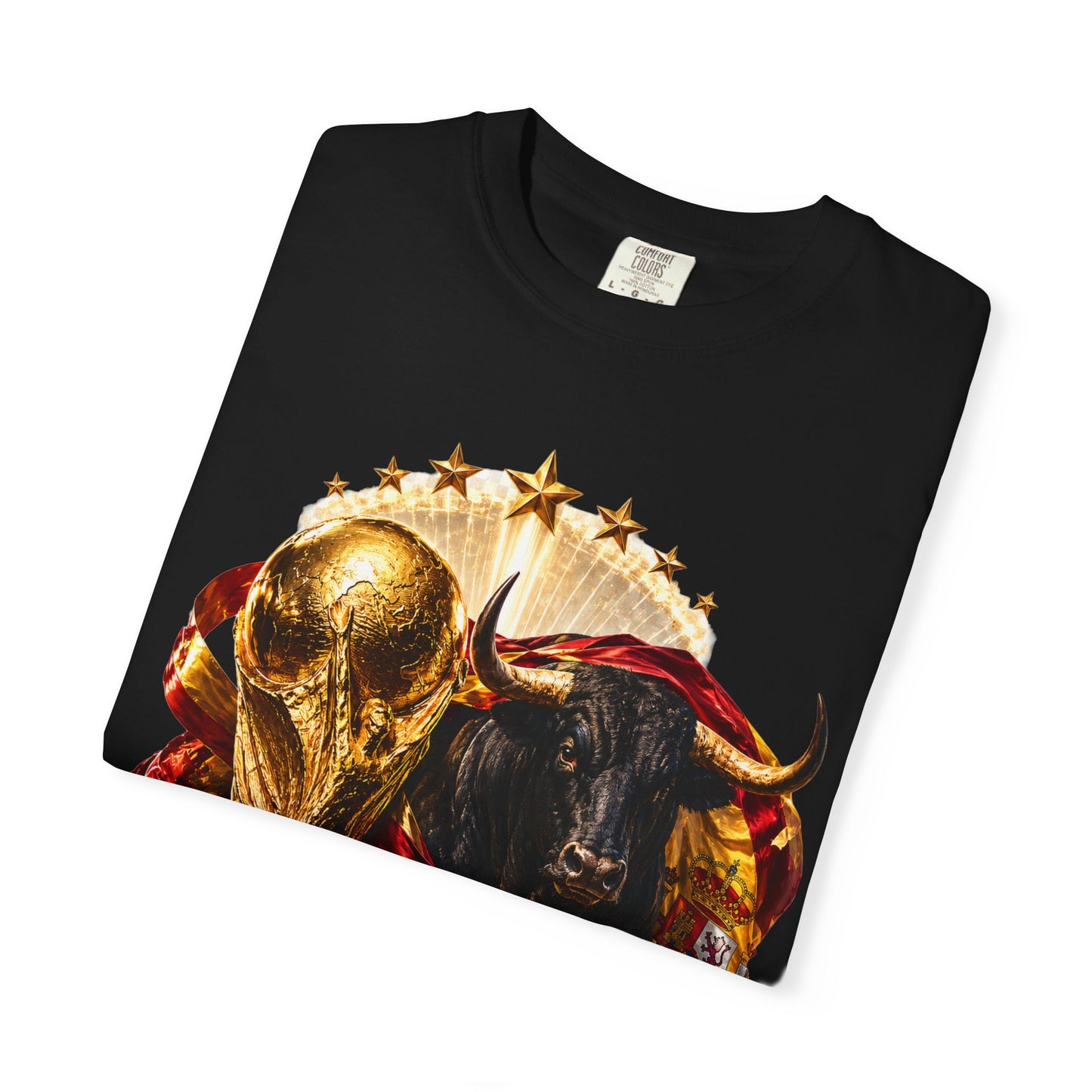 Spain Football World Cup 2026 'Furia del Toro' Champion Trophy | Premium Graphic Tee