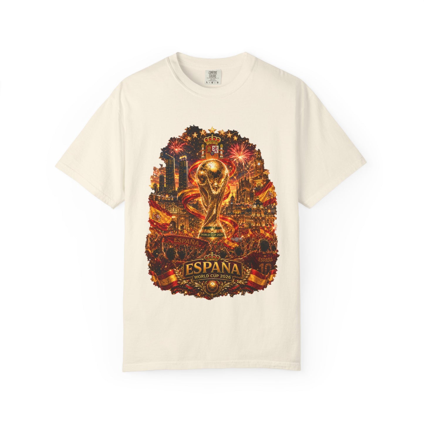 Spain Football World Cup 2026 'Fiesta de Oro' Ultimate Fan Celebration | Premium Graphic Tee