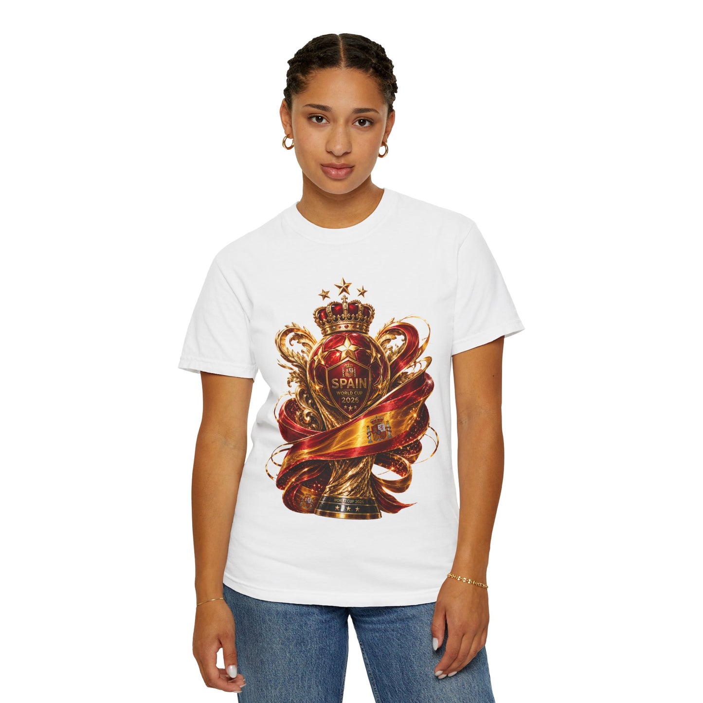 Spain Football World Cup 2026 'Crowned Glory' Imperial Trophy | Premium Graphic Tee