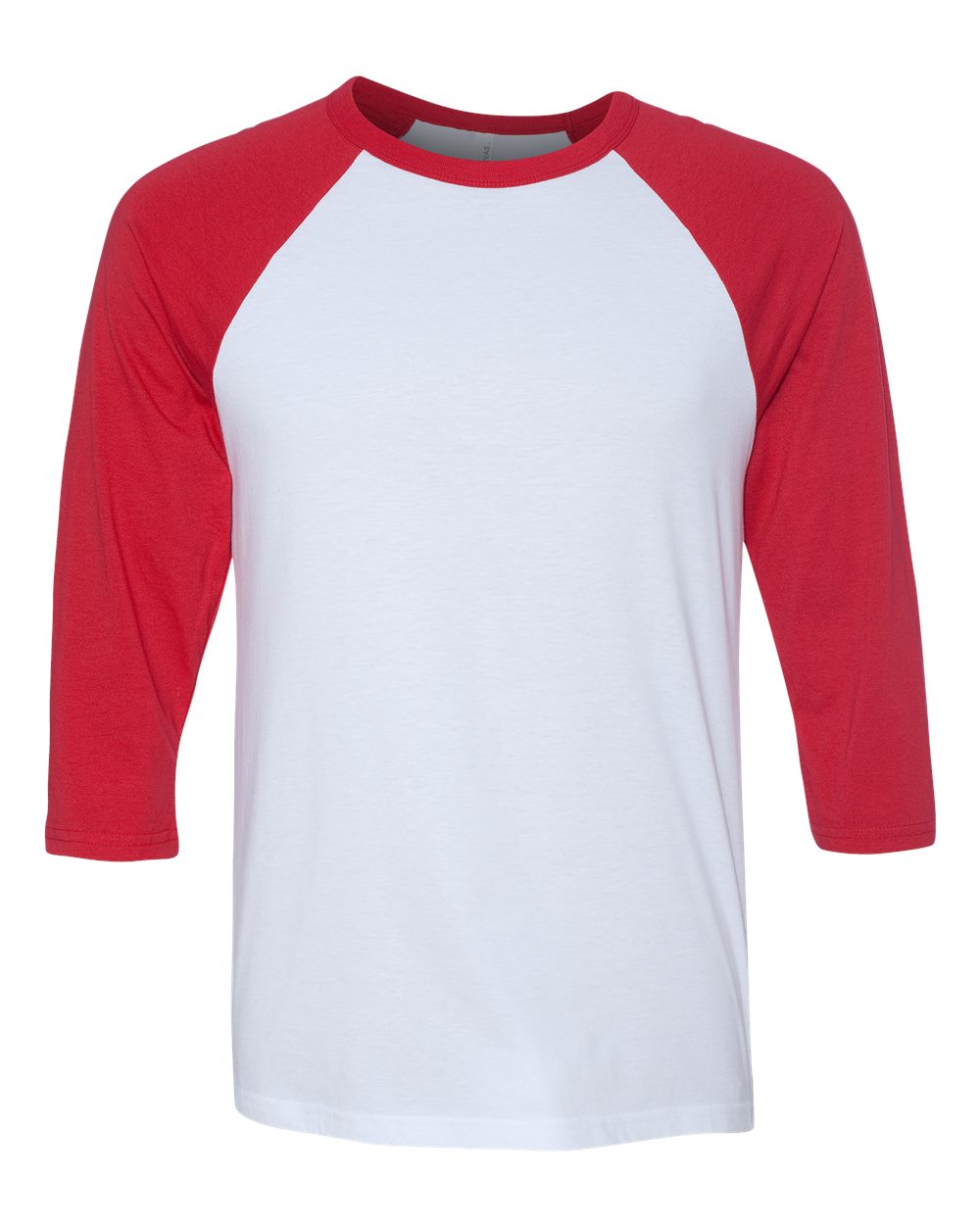 BELLA + CANVAS 3200 Three-Quarter Sleeve Baseball Tee