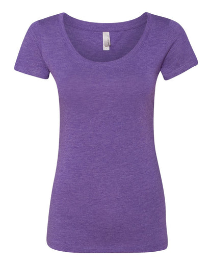 Next Level 6730 Women Triblend Scoop Neck T-Shirt