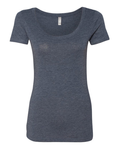 Next Level 6730 Women Triblend Scoop Neck T-Shirt