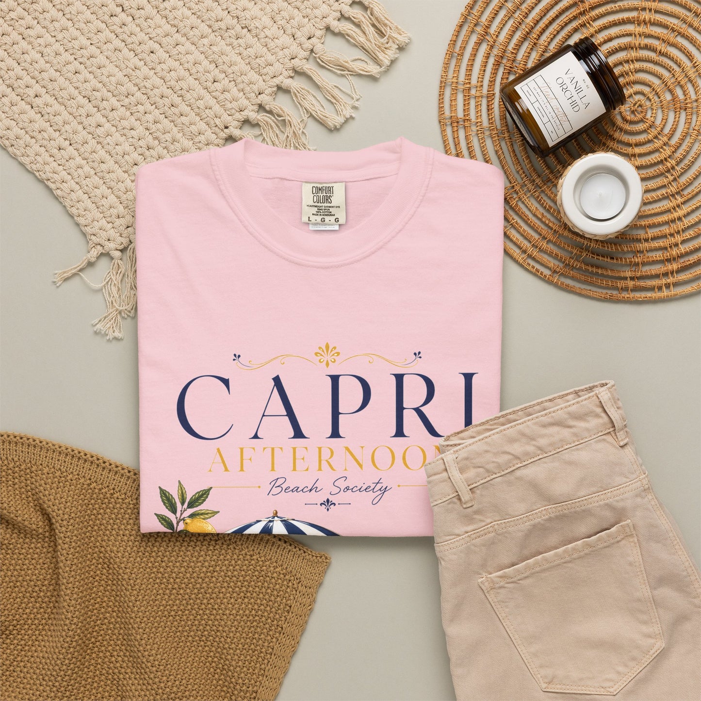 Capri Afternoon – Beach Society | Premium Graphic Tee