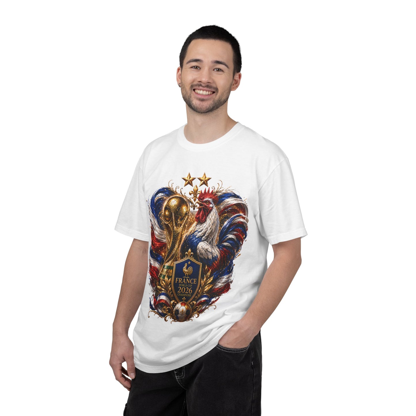 France World Cup 2026 Imperial Rooster Crest – Golden Glory | Premium Graphic Tee