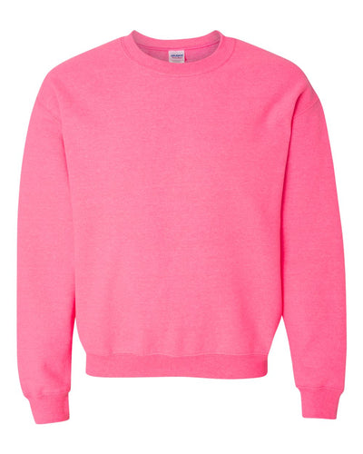 Gildan Crewneck Style Fleece (G180)., Safety Pink, Medium