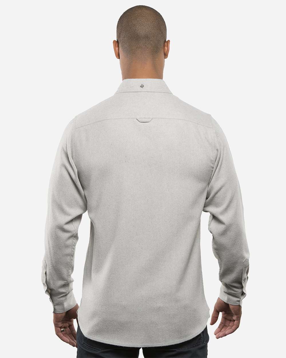 Men's Solid Flannel Shirt