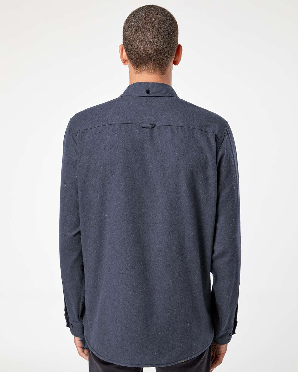 Men's Solid Flannel Shirt