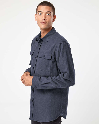 Men's Solid Flannel Shirt