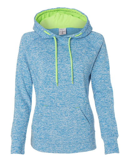 J. America 8616 Women Cosmic Fleece Hooded Sweatshirt