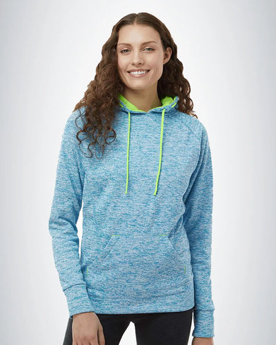 J. America 8616 Women Cosmic Fleece Hooded Sweatshirt